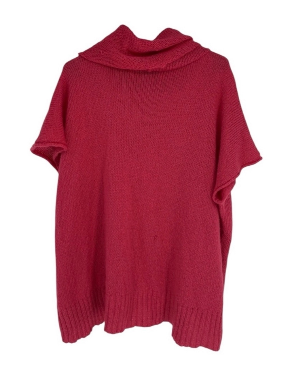ANTHROPOLOGIE WOODEN SHIPS Cowl Neck Mohair Blend Sweater in Fuchsia Size M/L - Picture 4 of 7